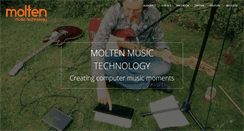 Desktop Screenshot of moltenmusictechnology.com